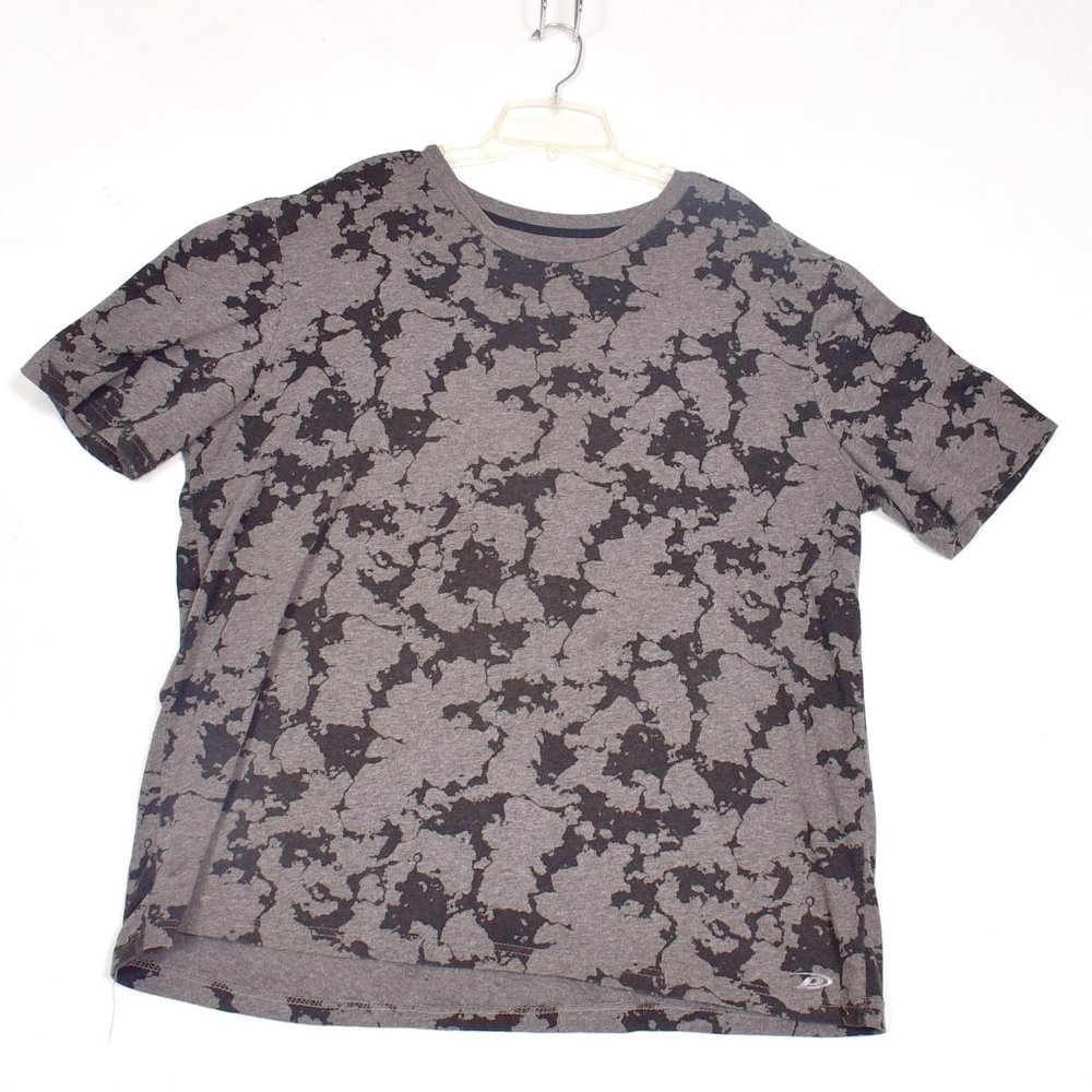 Pro Player Black & Grey Camo Tee Shirt Size XL